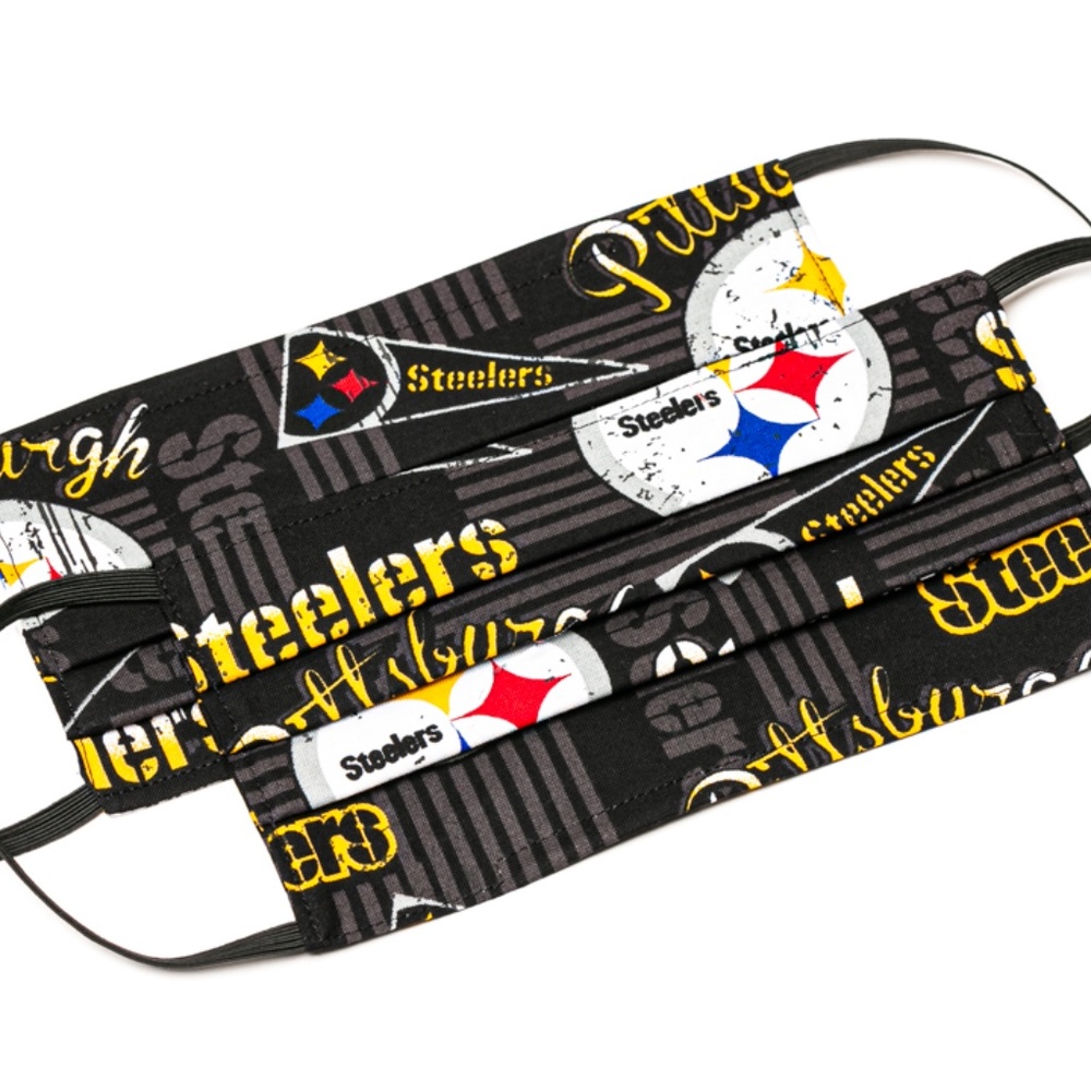 Pittsburgh Steelers NFL Cloth Face Masks (2)